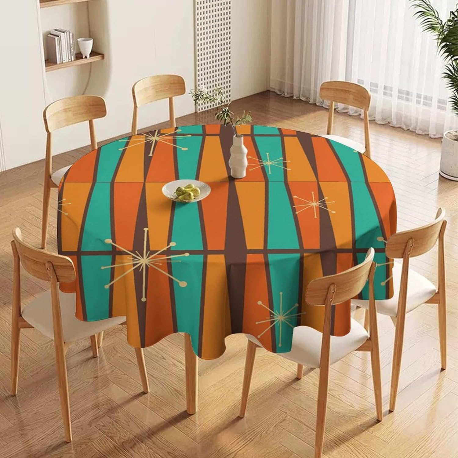 Mid Century Modern Orange Yell - Century Textile & Sewing Supply By Owner recension och pris