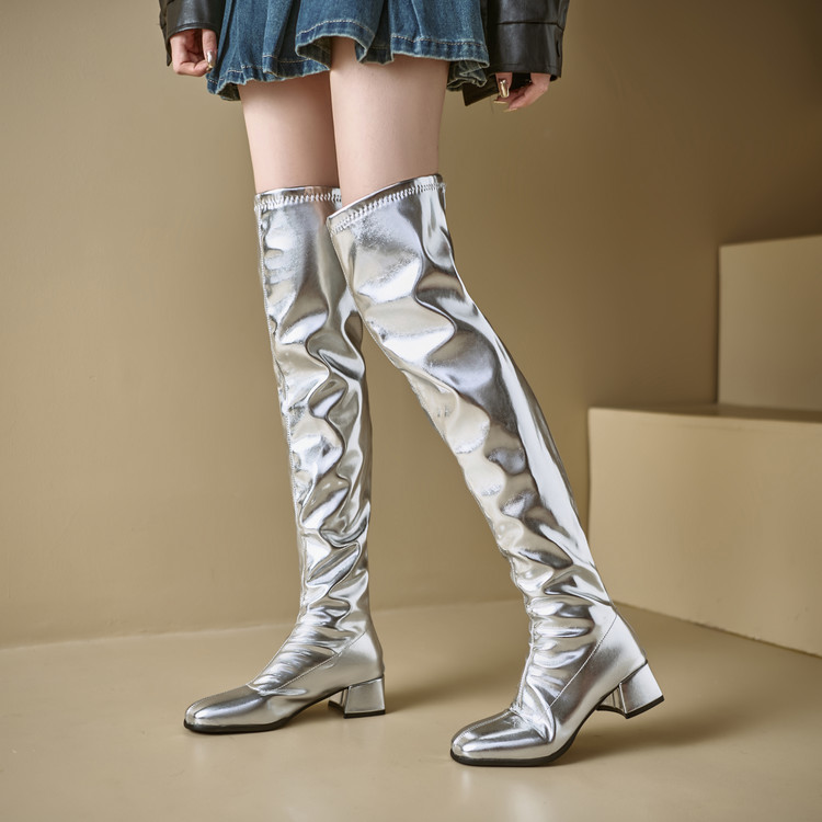Metallic Silver Women Over The - Sewing Zipper recension och pris