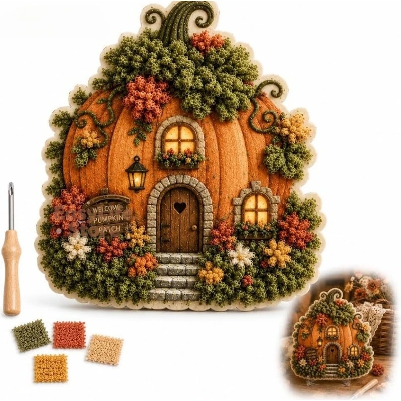 Whimsical Village 3D Fabric Po - Textiles Sewing Techniques recension och pris