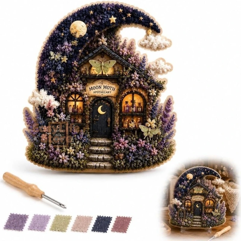 Whimsical Village 3D Fabric Po - Textiles Sewing Techniques recension och pris
