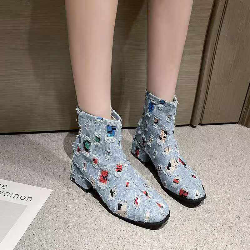 2026 Spring Autumn Thick-soled - Sewing Zipper recension och pris