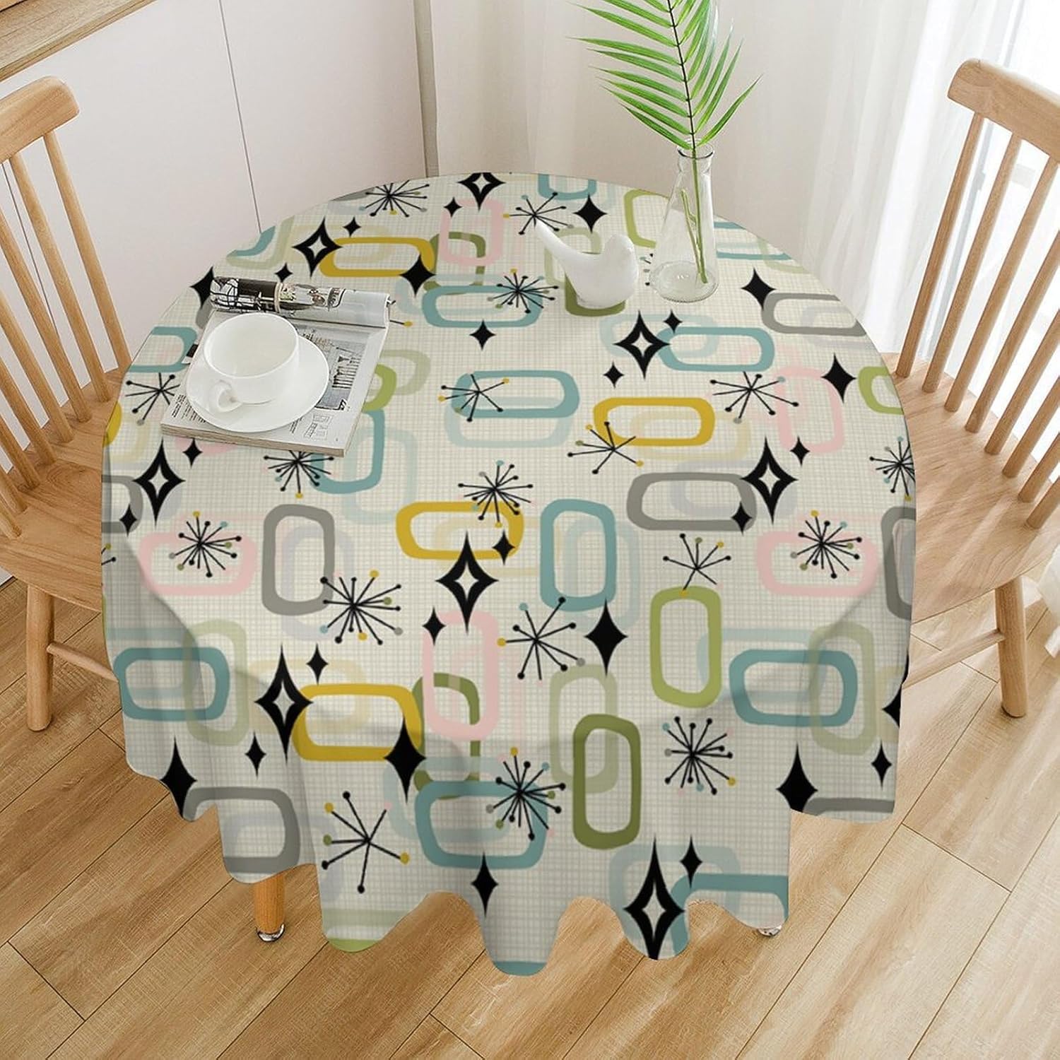 Mid Century Boho Retro Abstrac - Century Textile & Sewing Supply By Owner recension och pris