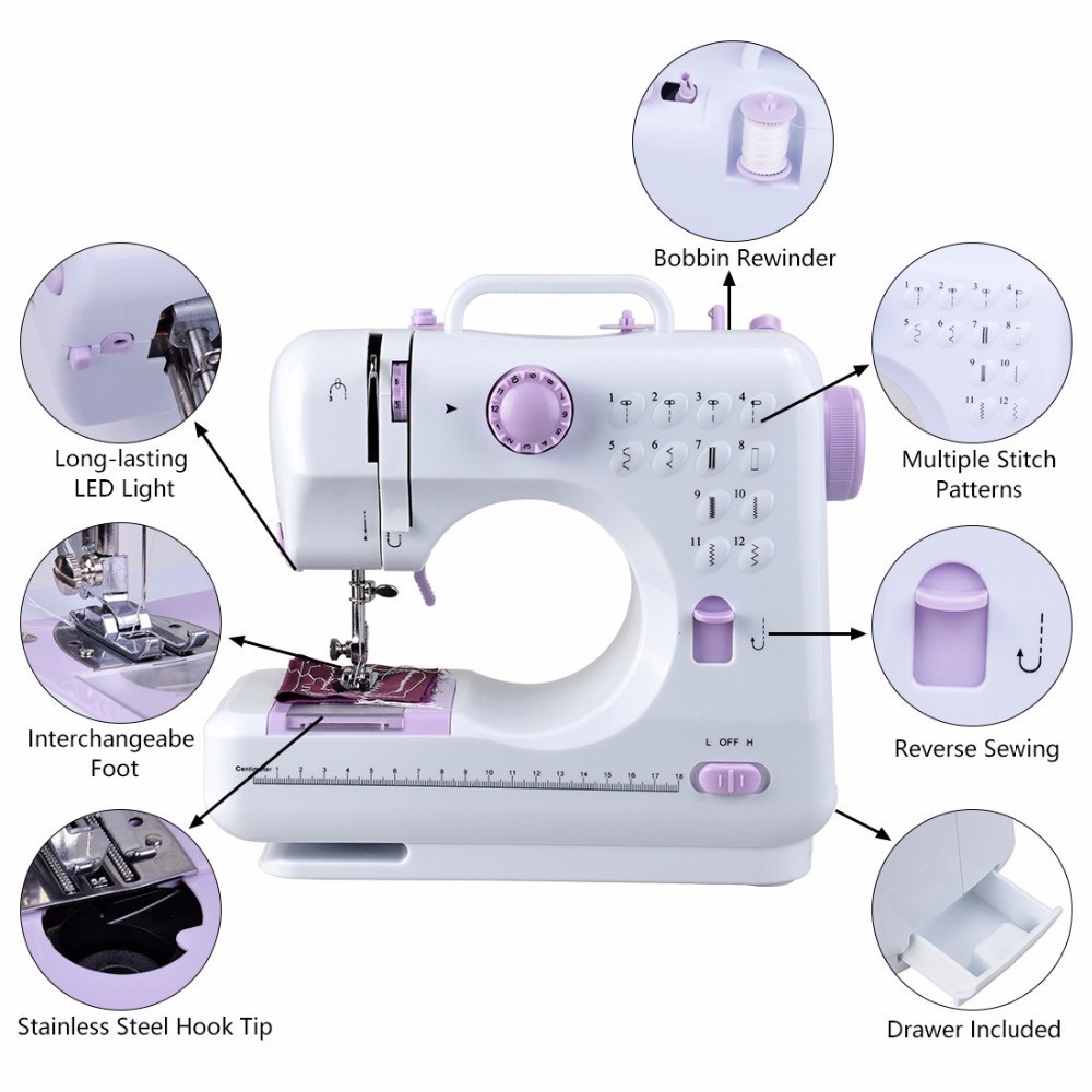 Electric Household Mini Sewing - Sewing Jahit recension och pris