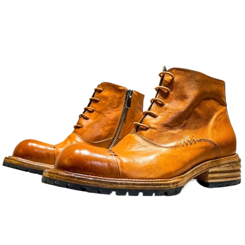 Ethnic Style Washed Horsehide  - Sewing Zipper recension och pris