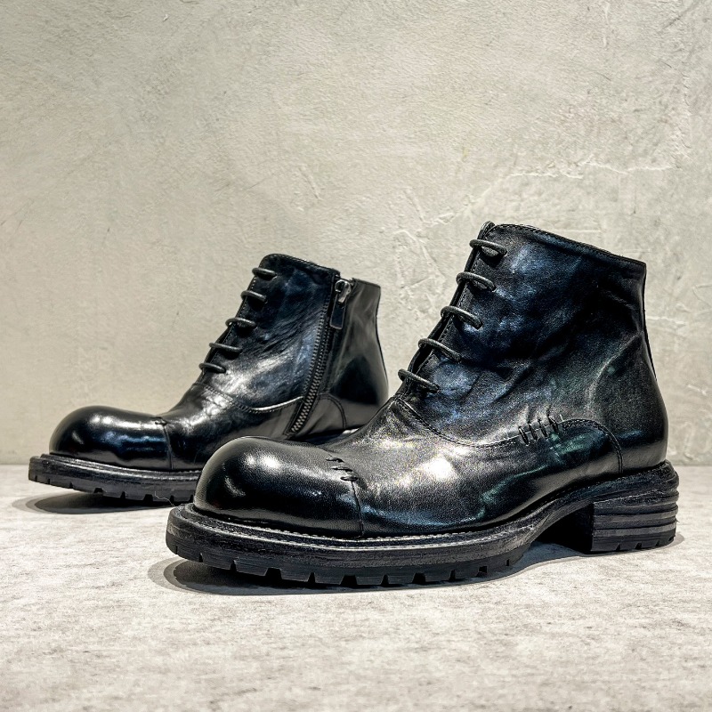 Ethnic Style Washed Horsehide  - Sewing Zipper recension och pris
