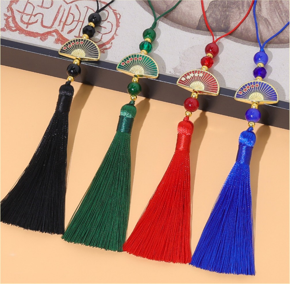 10pcs Vintage Bead Fan Tassels - Vintage Sewing Textile recension och pris