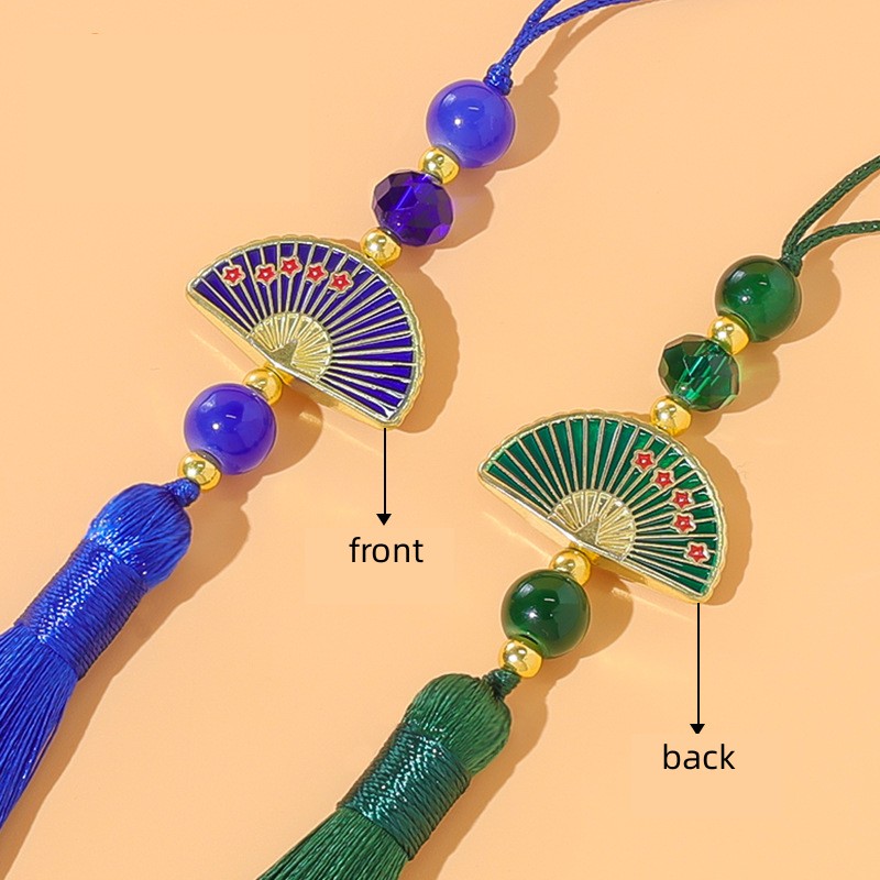 10pcs Vintage Bead Fan Tassels - Vintage Sewing Textile recension och pris