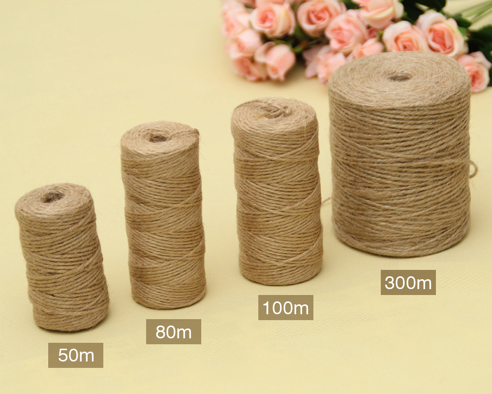 50/80/100Meters Natural Vintag - Vintage Sewing Textile recension och pris