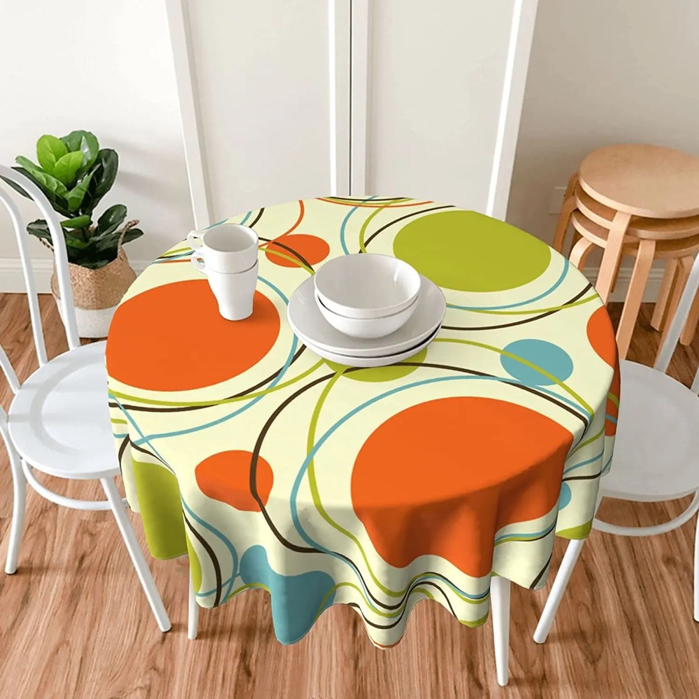 Table Cloth Colorful 1950s Ret - Century Textile & Sewing Supply By Owner recension och pris