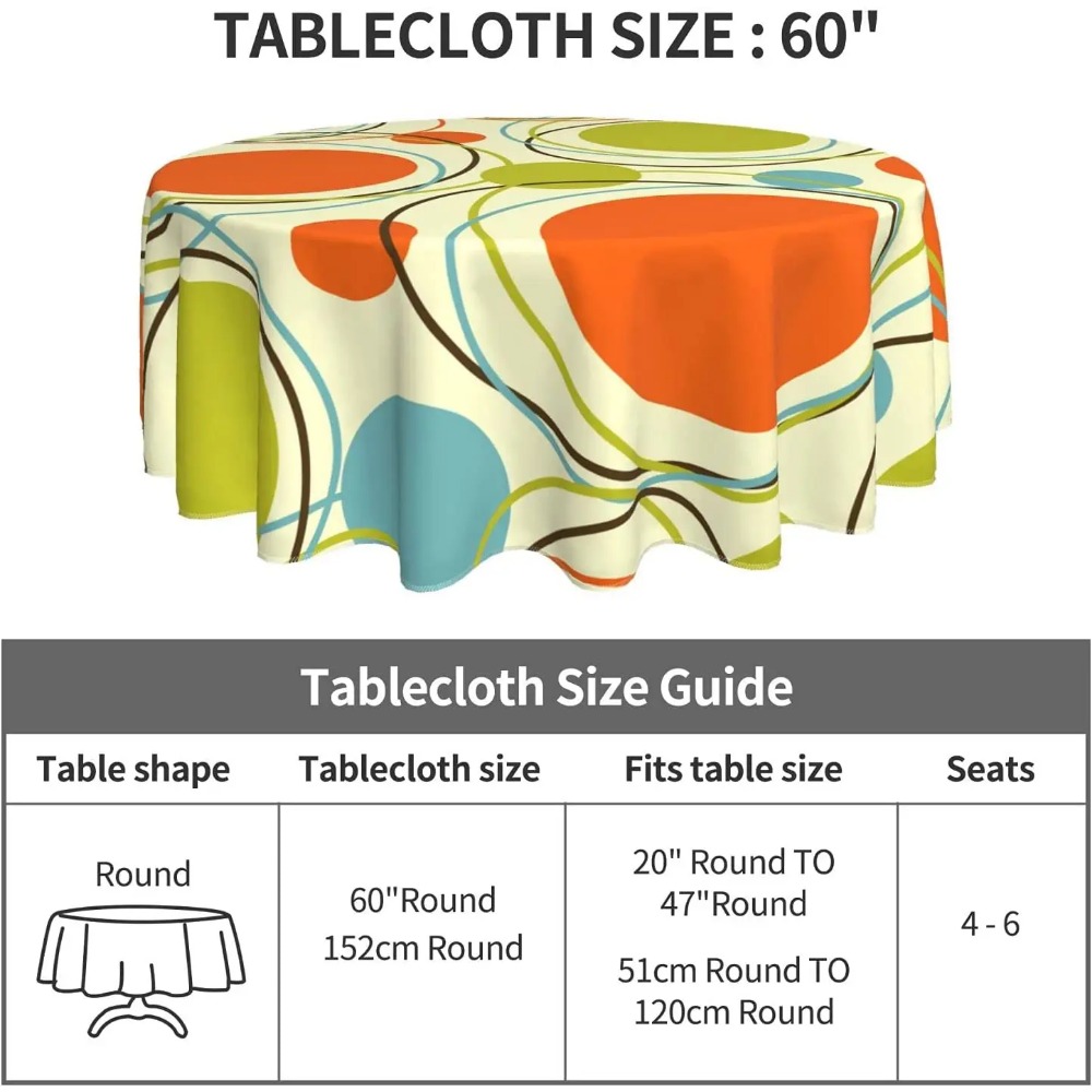 Table Cloth Colorful 1950s Ret - Century Textile & Sewing Supply By Owner recension och pris