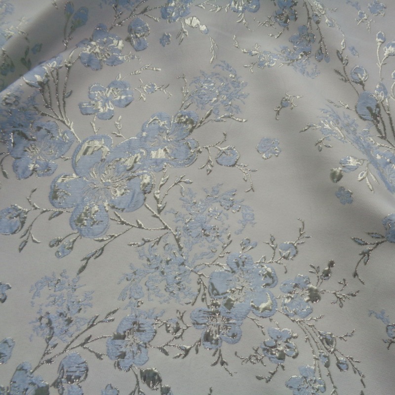 100x145cm Floral Embossed Jacq - Sewing Thread In Textile recension och pris