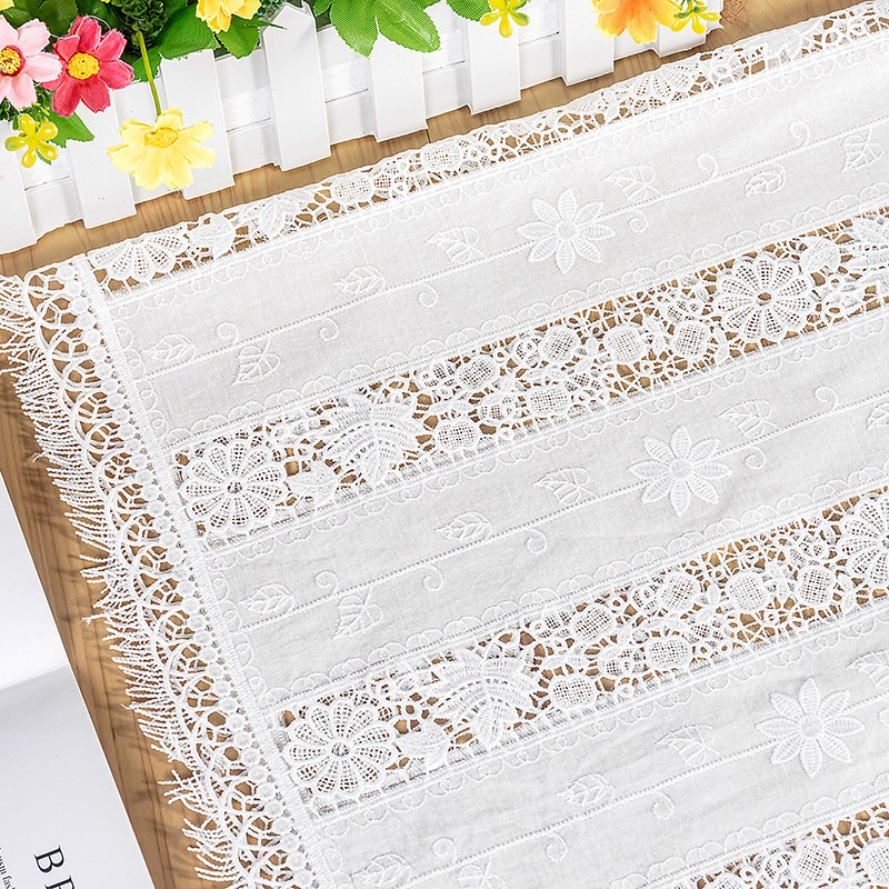 New Cotton Fringe Lace Embroid - Sewing Thread In Textile recension och pris