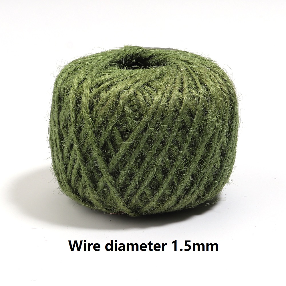 50Meter Natural Jute Ribbon Cr - Vintage Sewing Textile recension och pris