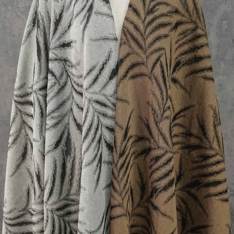 Vintage 3D Embossed Palm Leaf  - Vintage Sewing Textile recension och pris
