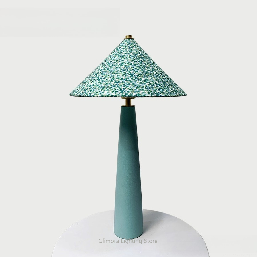 Teal Umbrella Shape Table Lamp - Century Textile & Sewing Supply By Owner recension och pris