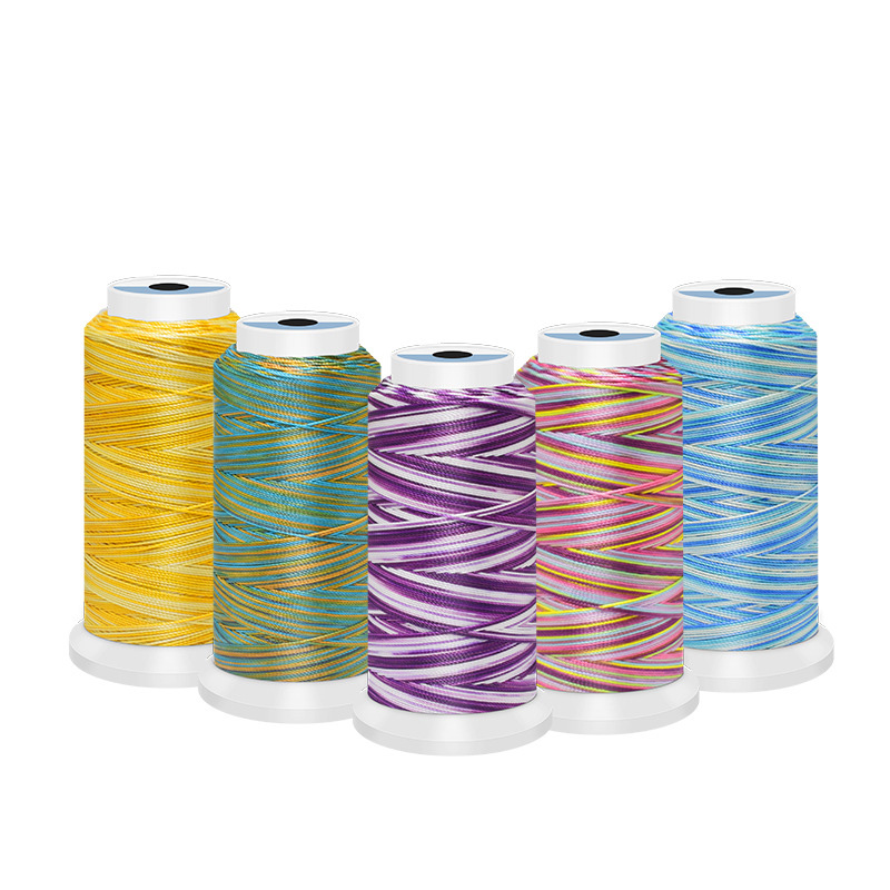 0.5/0.8/1mm Polyester Rainbow  - Sewing Thread In Textile recension och pris